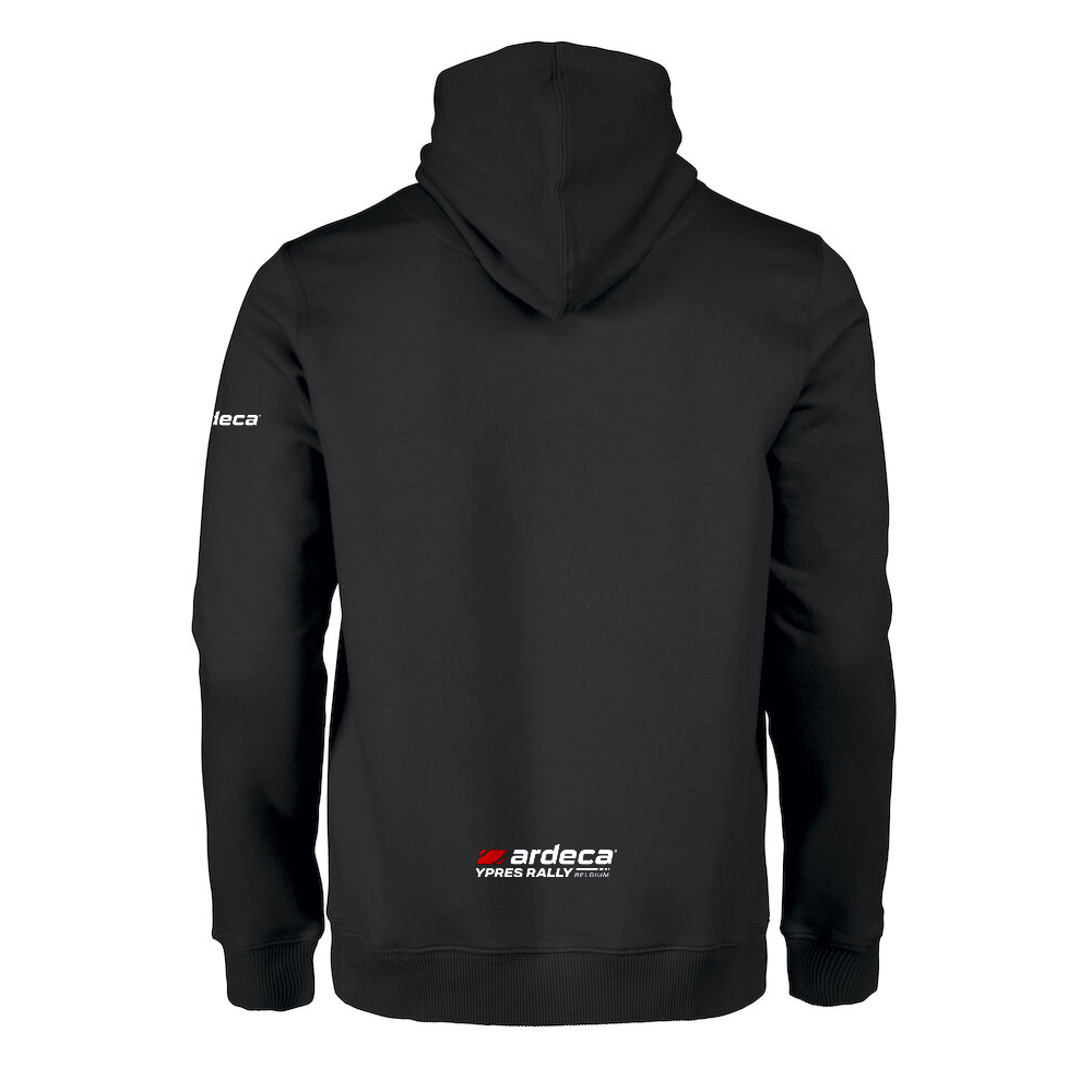 Rally Zip Up Jacket With Side Pockets in Black